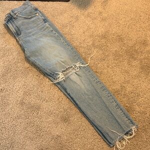 Madewell Light Blue Distressed Jeans